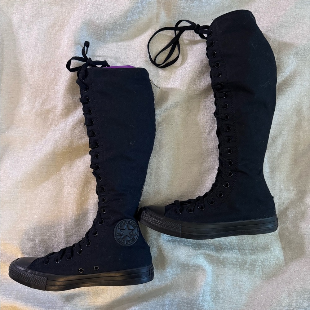 Converse Tonal black All-Star, XX-Hi Sneaker, size 6, NWOB - Picture 8 of 12
